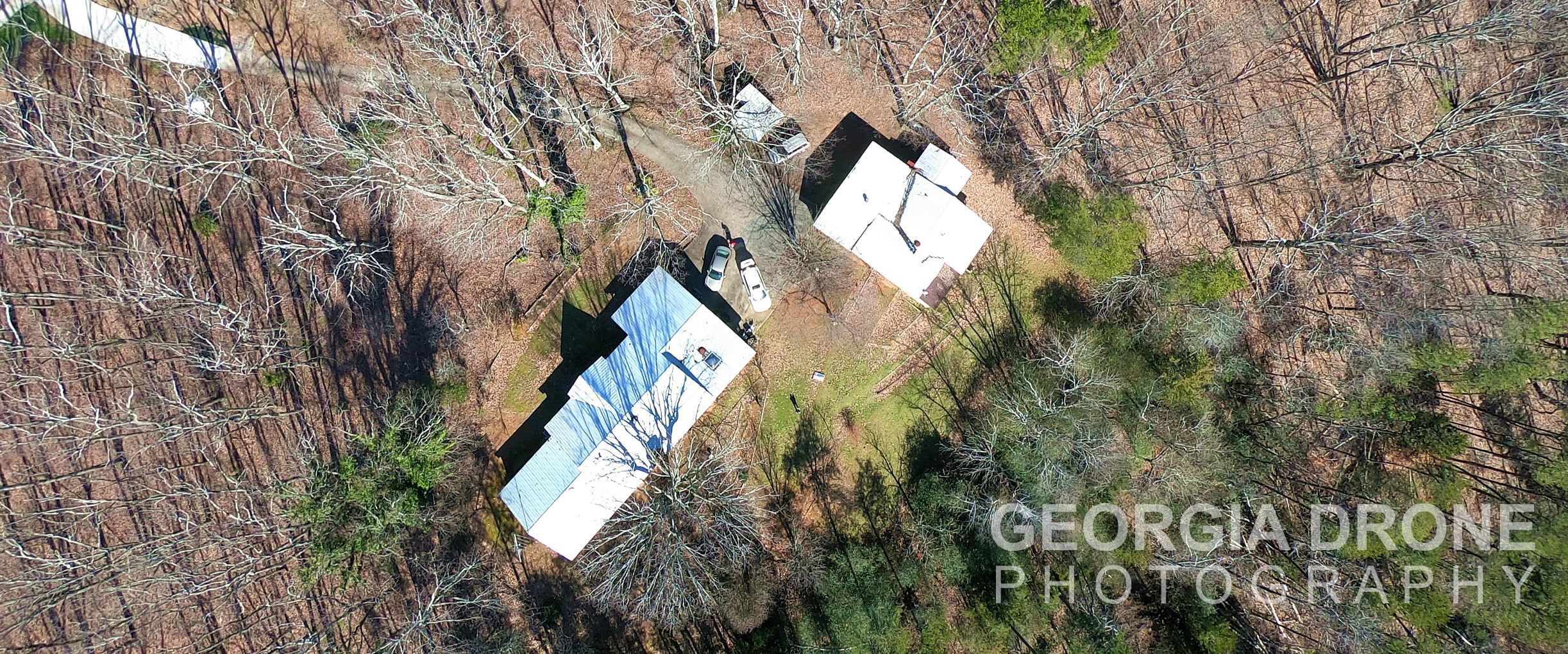 Drone photo of Cumming GA residential real estate