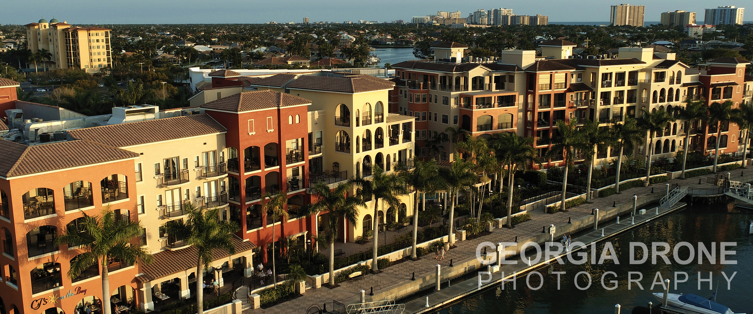 residential real estate drone photography marco island florida condominiums for sale